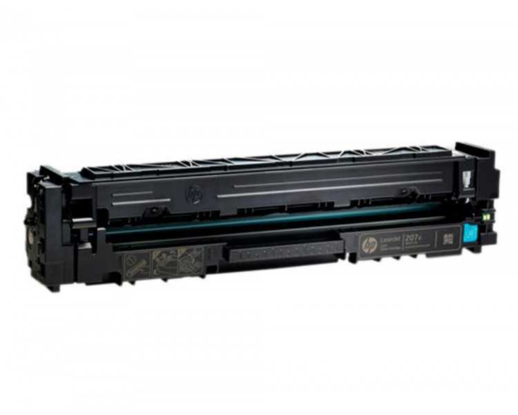 Toner hp 207x color laserjet pro m282nw / m283fdn / m283fdw cian 2.450 paginas