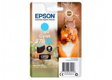 Ink-jet epson 378 xl expression home xp-8605 / 8606 / xp-15000 / xp-8500 / 8505 cian claro 830 pag