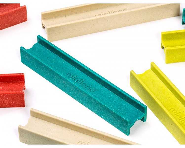 Juego didactico miniland construccion eco beams building 32 piezas