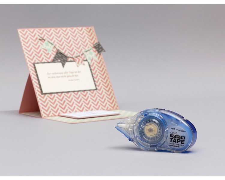 Cinta adhesiva tombow maxi power tape permanente 8,4 mm x 16 m