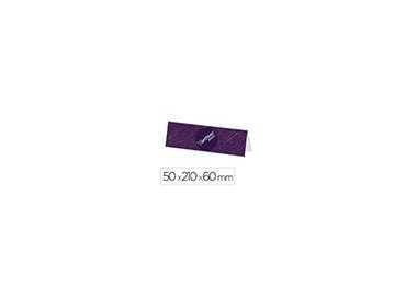 Identificador sobremesa archivo 2000 premium poliestireno cristal transparente 50x210x60 mm Identificador sobremesa archivo 2000 premium poliestireno cristal transparente 50x210x60 mm