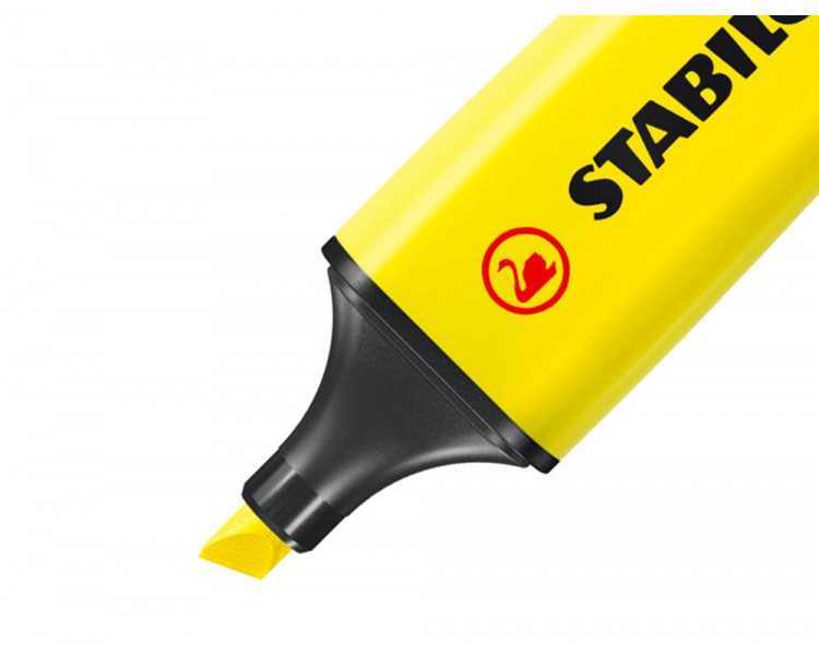 Rotulador stabilo boss fluorescente 70 estuche de 6 unidades colores surtidos