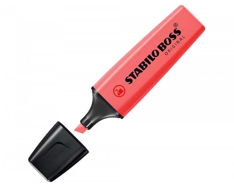 Rotulador stabilo boss fluorescente 70 estuche de 4 unidades colores surtidos
