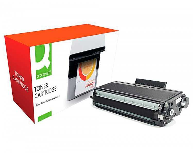 Toner compatible q-connect brother tn3480 hl-l5000 / l5100 / l5200 / l6300 / l6400 negro 8000 paginas