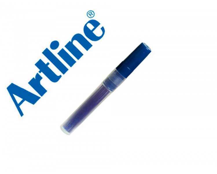 Recambio rotulador artline clix permanente ek-73 azul