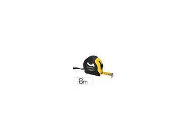 Flexometro q-connect con freno material antichoque 25 mm de ancho longitud 8 mt