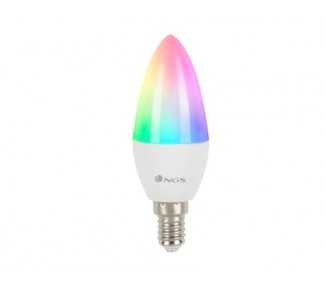 Bombilla ngs smart wifi led bulb gleam 514c halogena colores 5w 500 lumenes e14 regulable en intesidad