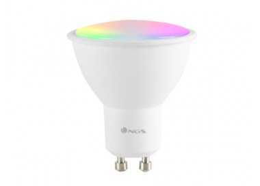 Bombilla ngs bulb wifi led gleam 510c halogena colores 5w 460 lumenes base gu10 regulable en intesidad