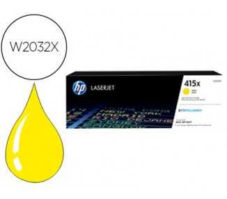 Toner hp 415x laser color m454 / mfp m479 amarillo 6000 paginas