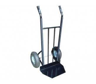 Carretilla portapaquetes q-connect con ruedas carga 250 kg 1250x556x625 mm