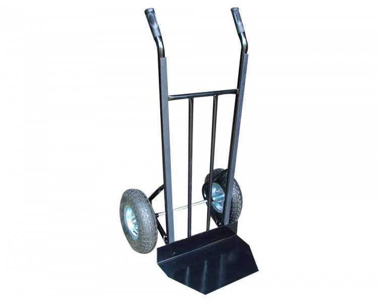 Carretilla portapaquetes q-connect con ruedas carga 250 kg 1250x556x625 mm