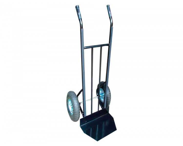 Carretilla portapaquetes q-connect con ruedas carga 250 kg 1250x556x625 mm