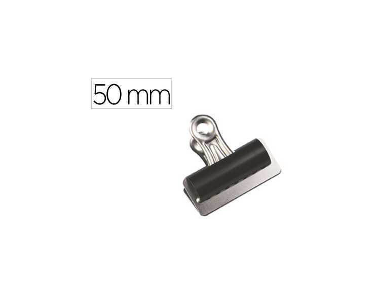 Pinza metalica q-connect pala fija 51 mm caja de 10 unidades