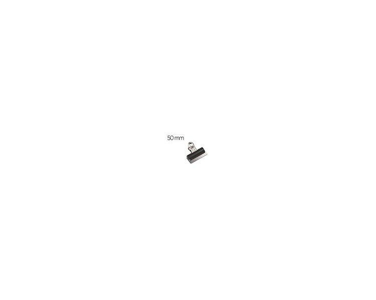 Pinza metalica q-connect pala fija 51 mm caja de 10 unidades