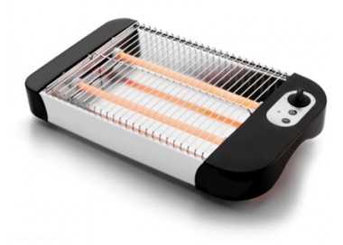 Tostador lacor plano potencia 600w con bandeja recogemigas 36x21x6,5 cm
