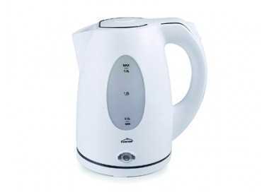 Hervidor de agua lacor electrico color blanco potencia 2000w capacidad 1,5 l