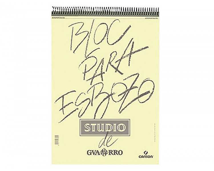 Bloc dibujo esbozo canson din a4 microperforado 21x29,7 cm 100 hojas grano fino 90 gr/m2