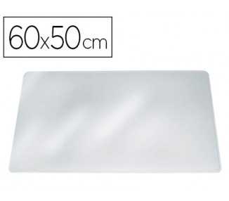 Vade sobremesa durable transparente antirreflectante 65x50 cm