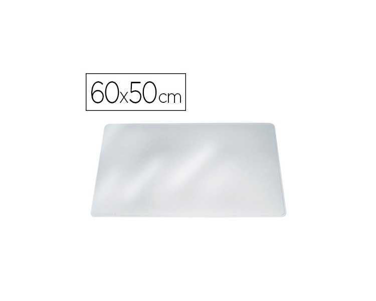 Vade sobremesa durable transparente antirreflectante 65x50 cm