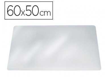 Vade sobremesa durable transparente antirreflectante 65x50 cm