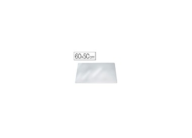 Vade sobremesa durable transparente antirreflectante 65x50 cm