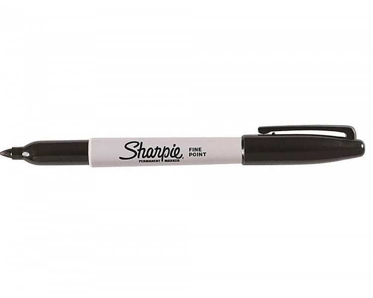 Rotulador sharpie permanente punta fina negro