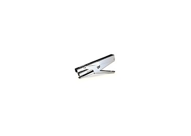 Grapadora tenaza rapid e10 cromado/negro capacidad 15 hojas usa grapas n 10