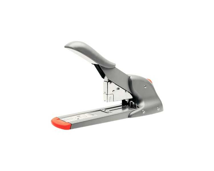 Grapadora rapid fashion hd110 plata/naranja capacidad 110 hojas usa grapas 9/8-14 y 23/8-15