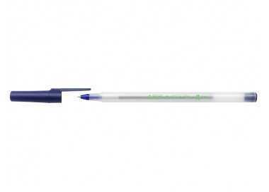 Boligrafo bic ecolutions round stic azul