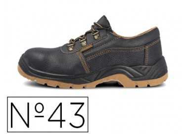 Zapato de seguridad paredes zp1000 s3 negro talla 43