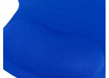 Alfombrilla para raton q-connect reposamuñecas de gel color azul 190x230x20 mm