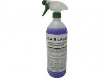 Ambientador spray ikm k-air aroma flor de lavanda botella de 1 litro