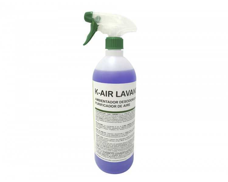 Ambientador spray ikm k-air aroma flor de lavanda botella de 1 litro