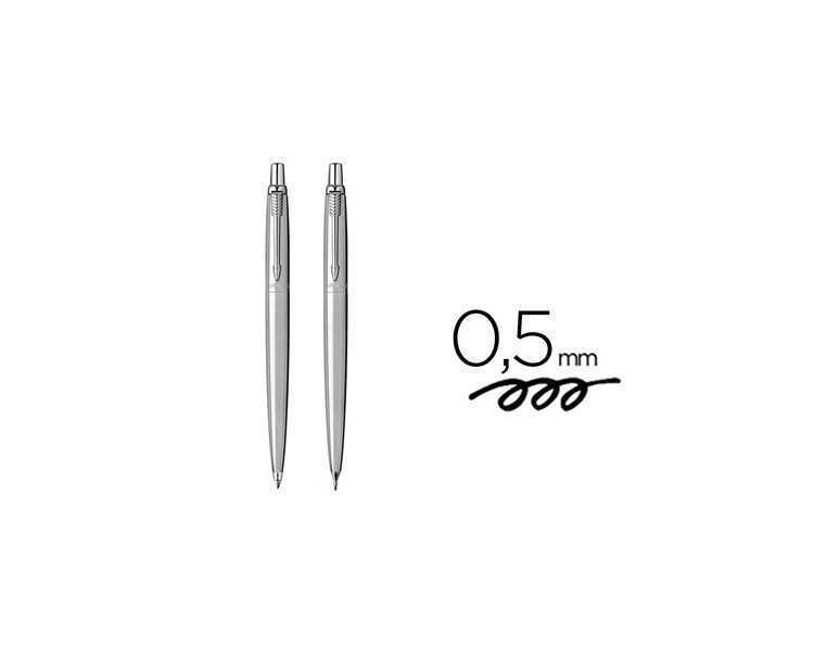 Juego parker jotter duo acero ct boligrafo + portaminas
