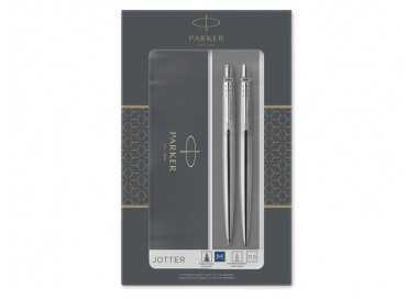 Juego parker jotter duo acero ct boligrafo + portaminas Juego parker jotter duo acero ct boligrafo + portaminas