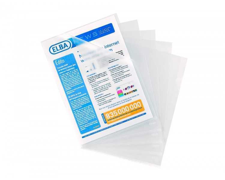 Carpeta dossier uñero elba standard folio plastico 140 mc piel naranja caja de 100 unidades