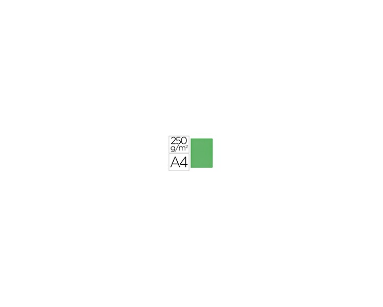 Subcarpeta cartulina gio simple intenso din a4 verde 250g/m2