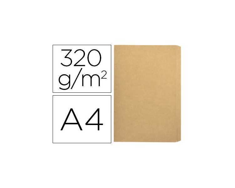 Subcarpeta cartulina gio folio pocket bolsa con solapa intenso kraft bicolor 320g/m2