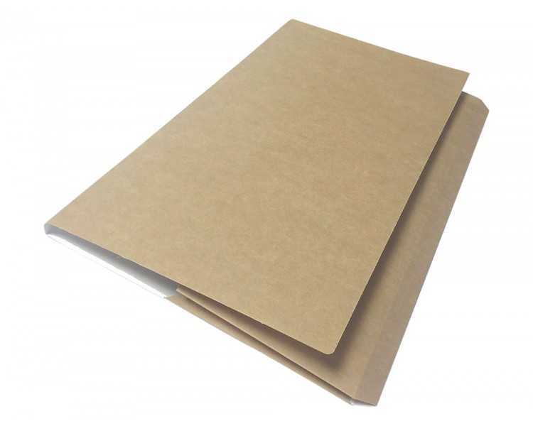 Subcarpeta cartulina gio folio pocket bolsa con solapa intenso kraft bicolor 320g/m2