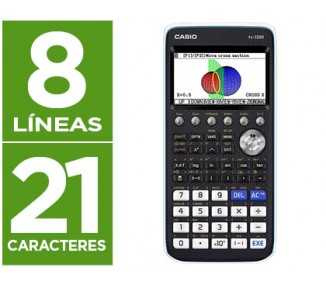 Calculadora casio fx-cg50 cientifica grafica 8 lineas 21 caracteres pantalla color 3d memoria 16 mb conexion usb