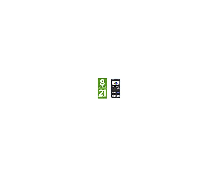 Calculadora casio fx-cg50 cientifica grafica 8 lineas 21 caracteres pantalla color 3d memoria 16 mb conexion usb