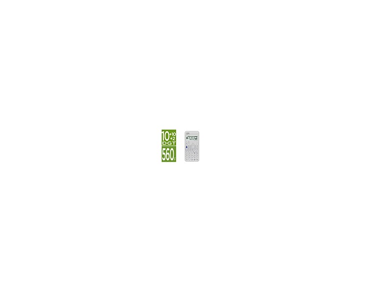 Calculadora casio fx-570sp classwiz iberia cientifica 560funciones 9 memorias 10+2 digitos 5 idiomas con tapa