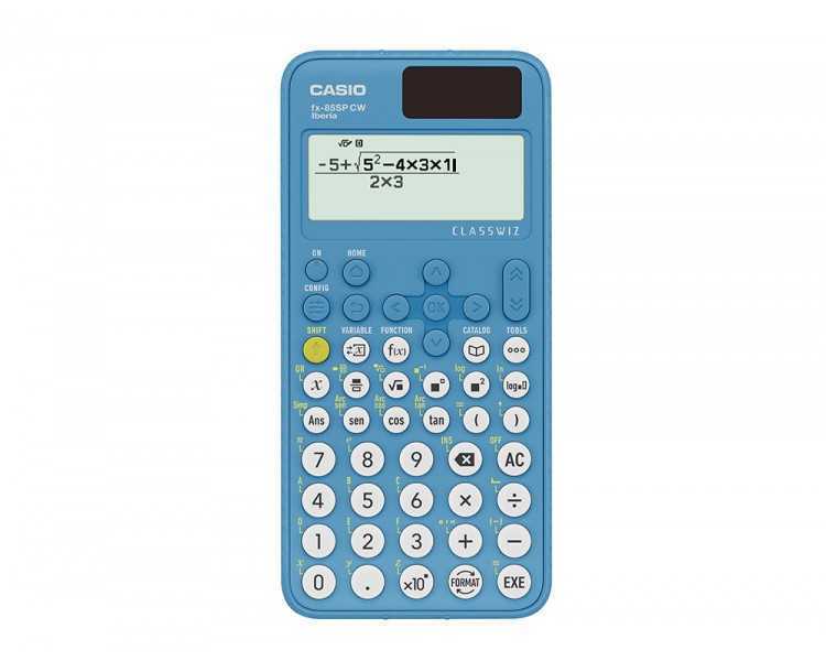 Calculadora casio fx-85sp cw iberia solar cientifica +300 funciones 9 memorias 15+10+2 digitos 16 mb flash con tapa