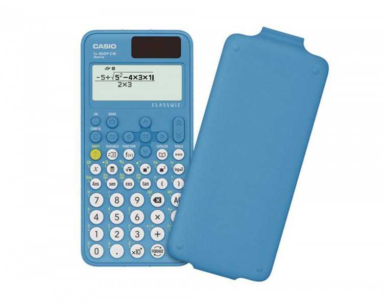 Calculadora casio fx-85sp cw iberia solar cientifica +300 funciones 9 memorias 15+10+2 digitos 16 mb flash con tapa
