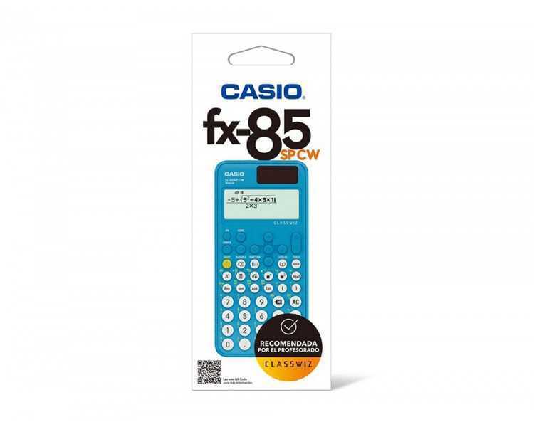 Calculadora casio fx-85sp cw iberia solar cientifica +300 funciones 9 memorias 15+10+2 digitos 16 mb flash con tapa