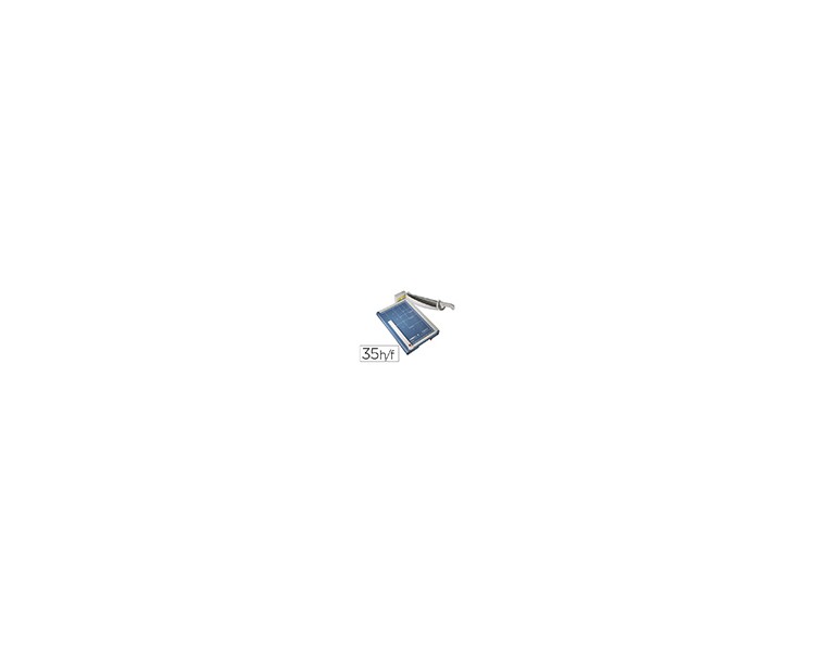 Cizalla de palanca profesional dahle 867 din a3 metalica capacidad de corte 35 hojas