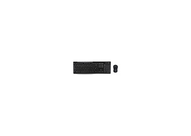 Set teclado + raton logitech mk270 inalambrico negro