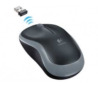 Raton logitech optico inalambrico nano receptor m185 gris