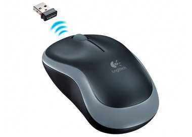 Raton logitech optico inalambrico nano receptor m185 gris