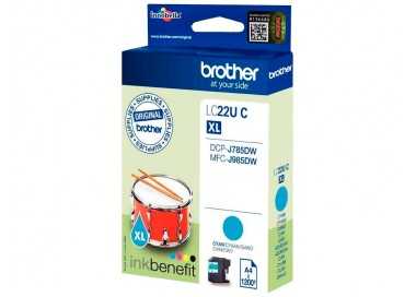 Ink-jet brother lc22ucbp xl dcp-j785dw / dcp-j785dwxl / mfc-j985dw / mfc-j985dw cian 1.200 pag